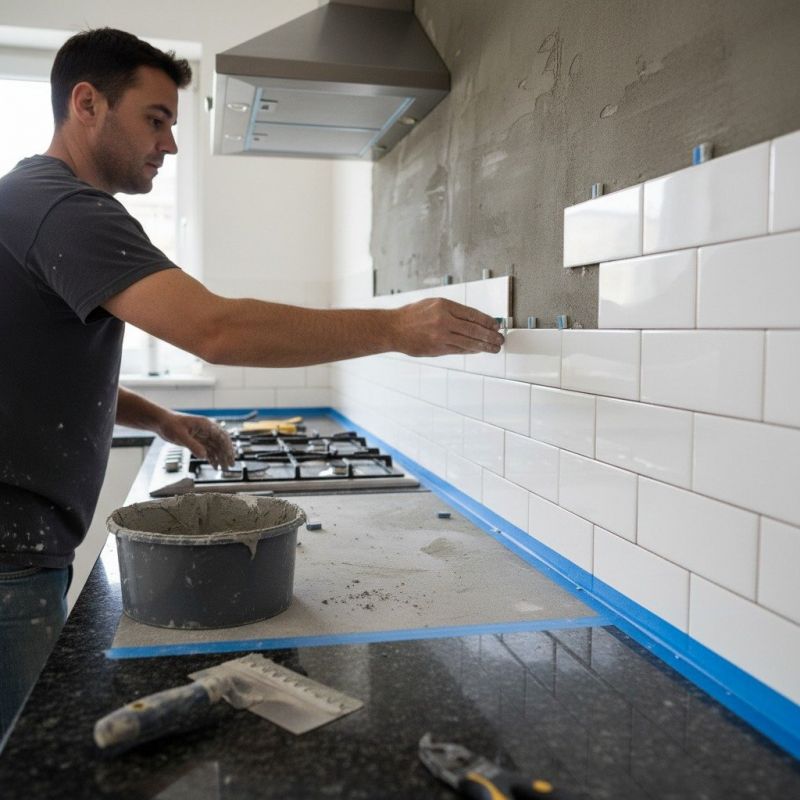 Local Kitchen Backsplash pros at work